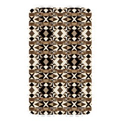 Geometric Tribal Style Pattern In Brown Colors Scarf Memory Card Reader (rectangular)