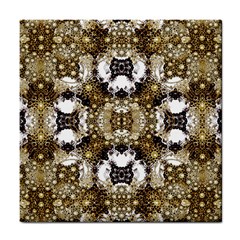 Baroque Ornament Pattern Print Ceramic Tile by dflcprints