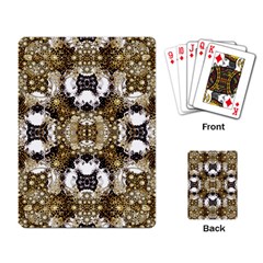 Baroque Ornament Pattern Print Playing Cards Single Design by dflcprints