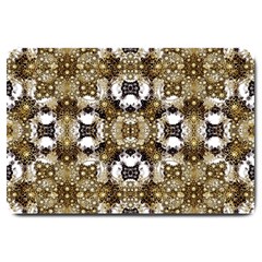 Baroque Ornament Pattern Print Large Door Mat