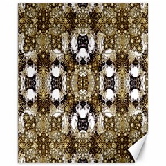 Baroque Ornament Pattern Print Canvas 11  X 14  (unframed)