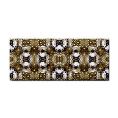 Baroque Ornament Pattern Print Hand Towel by dflcprints