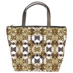 Baroque Ornament Pattern Print Bucket Handbag Front