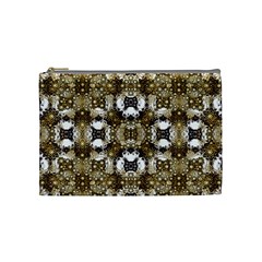 Baroque Ornament Pattern Print Cosmetic Bag (medium) by dflcprints