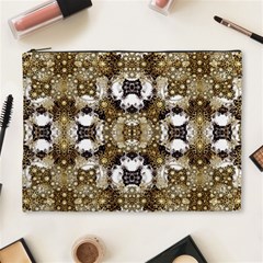 Baroque Ornament Pattern Print Cosmetic Bag (xl) by dflcprints