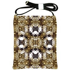 Baroque Ornament Pattern Print Shoulder Sling Bag by dflcprints