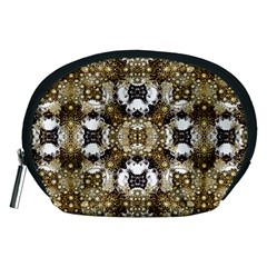 Baroque Ornament Pattern Print Accessory Pouch (medium) by dflcprints