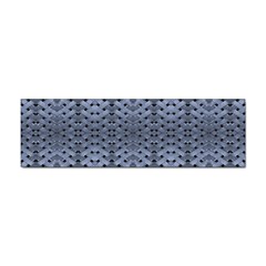 Futuristic Geometric Pattern Design Print In Blue Tones Bumper Sticker by dflcprints