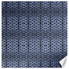 Futuristic Geometric Pattern Design Print In Blue Tones Canvas 20  X 20  (unframed)