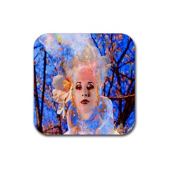 Magic Flower Drink Coaster (square) by icarusismartdesigns