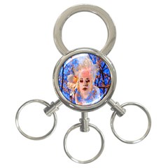 Magic Flower 3-ring Key Chain