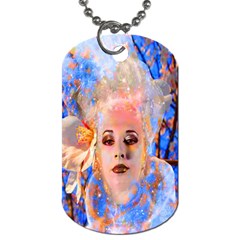 Magic Flower Dog Tag (one Sided) by icarusismartdesigns