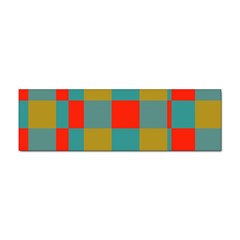 Squares In Retro Colors Sticker Bumper (100 Pack) by LalyLauraFLM