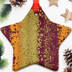 Scattered Pieces Ornament (star) by LalyLauraFLM