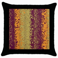 Scattered Pieces Throw Pillow Case (black) by LalyLauraFLM