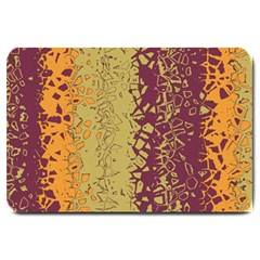 Scattered Pieces Large Doormat by LalyLauraFLM