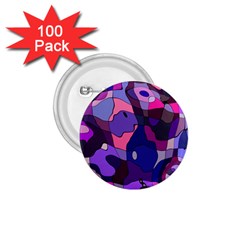 Blue Purple Chaos 1 75  Button (100 Pack) 