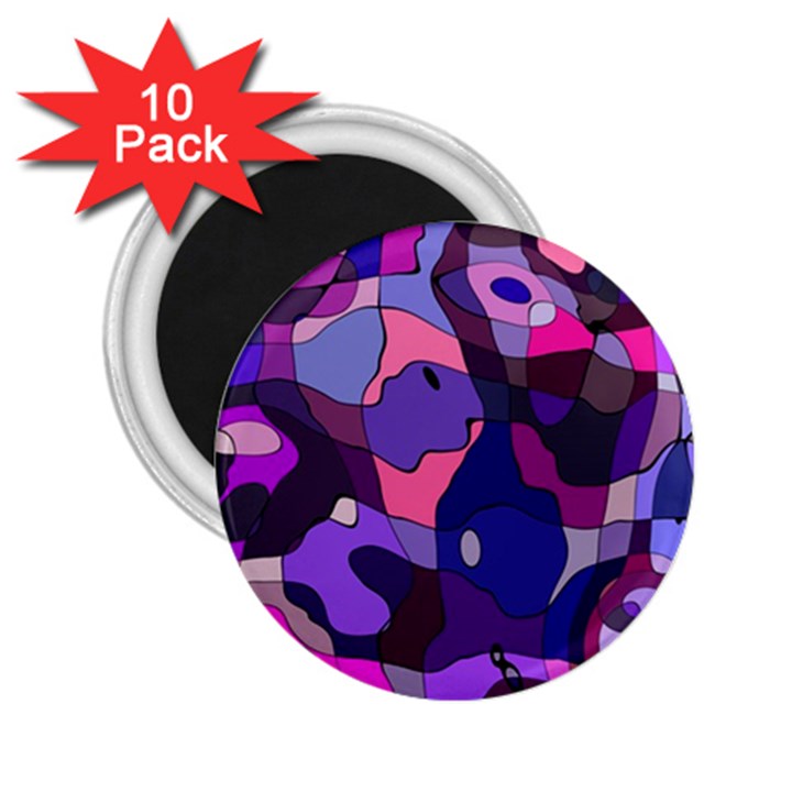 Blue purple chaos 2.25  Magnet (10 pack)