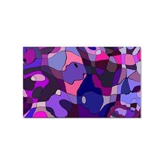 Blue Purple Chaos Sticker (rectangular) by LalyLauraFLM