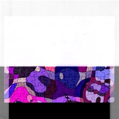 Blue Purple Chaos Jigsaw Puzzle (rectangular) by LalyLauraFLM