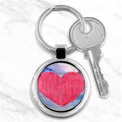 Pop Art Style Love Concept Key Chain (round) by dflcprints