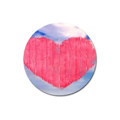 Pop Art Style Love Concept Magnet 3  (round) by dflcprints