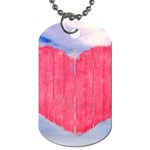 Pop Art Style Love Concept Dog Tag (One Sided) Front