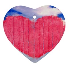 Pop Art Style Love Concept Heart Ornament (two Sides) by dflcprints