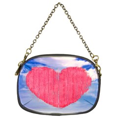 Pop Art Style Love Concept Chain Purse (one Side)