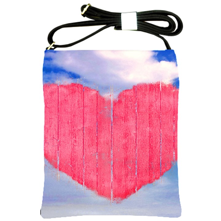 Pop Art Style Love Concept Shoulder Sling Bag