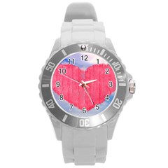 Pop Art Style Love Concept Plastic Sport Watch (large) by dflcprints