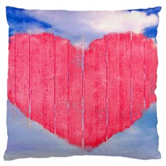 Pop Art Style Love Concept Large Cushion Case (single Sided)  by dflcprints