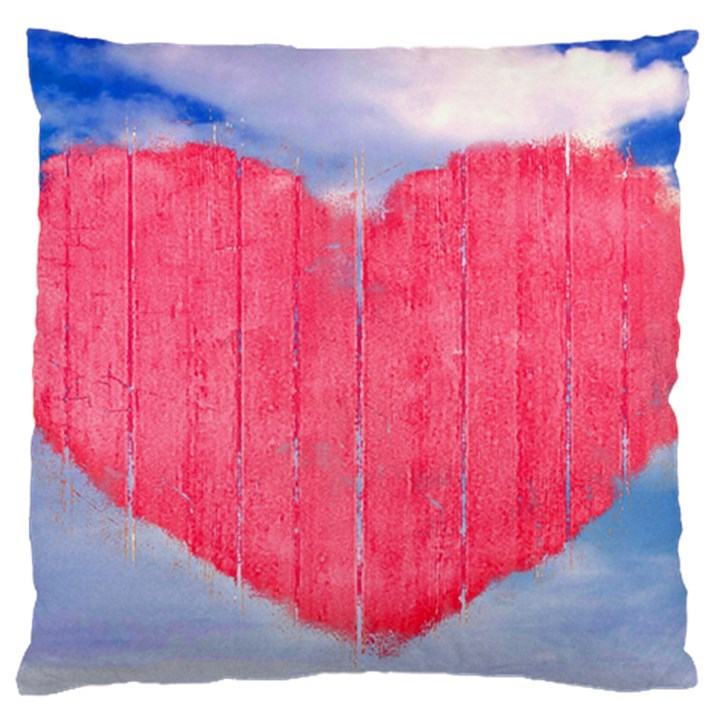 Pop Art Style Love Concept Large Cushion Case (Single Sided) 