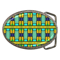 Different Shapes Pattern Belt Buckle by LalyLauraFLM