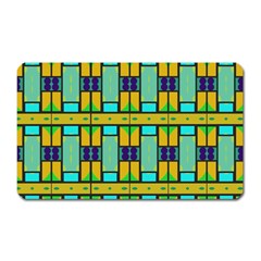 Different Shapes Pattern Magnet (rectangular) by LalyLauraFLM