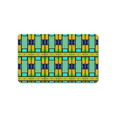 Different Shapes Pattern Magnet (name Card)