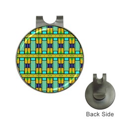 Different Shapes Pattern Golf Ball Marker Hat Clip