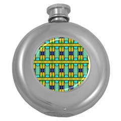 Different Shapes Pattern Hip Flask (5 Oz)