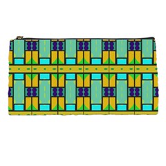 Different Shapes Pattern Pencil Case by LalyLauraFLM