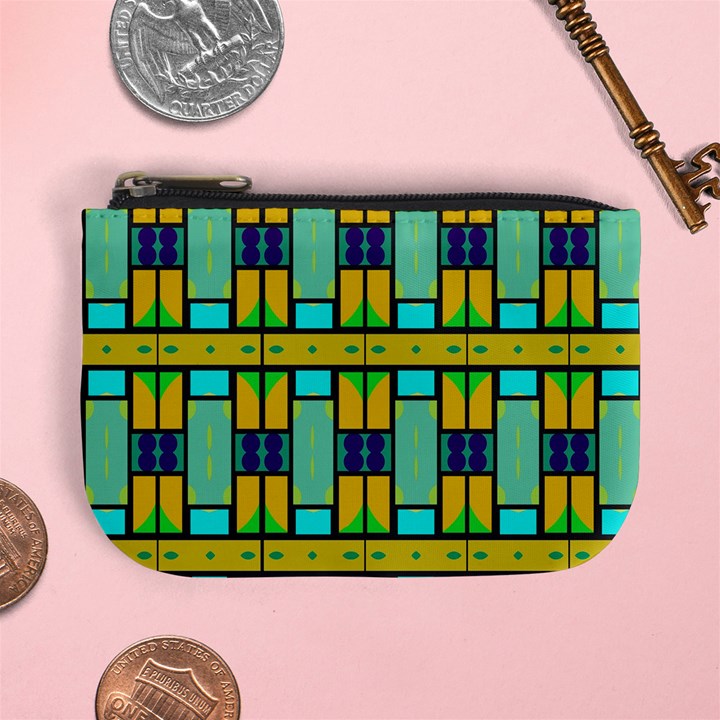 Different shapes pattern Mini Coin Purse