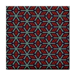 Cubes pattern abstract design Tile Coaster