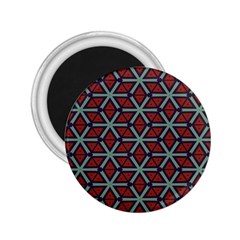 Cubes pattern abstract design 2.25  Magnet