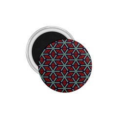 Cubes pattern abstract design 1.75  Magnet