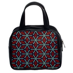 Cubes pattern abstract design Classic Handbag (Two Sides)