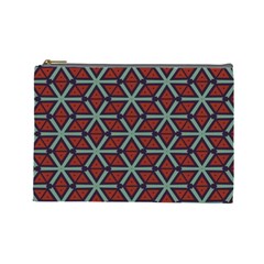 Cubes pattern abstract design Cosmetic Bag (Large)