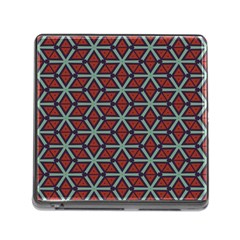 Cubes pattern abstract design Memory Card Reader with Storage (Square)