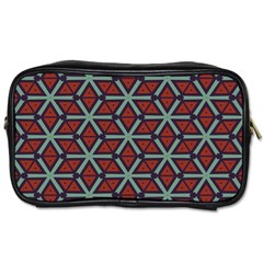 Cubes Pattern Abstract Design Toiletries Bag (two Sides) by LalyLauraFLM