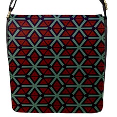 Cubes pattern abstract design Flap Closure Messenger Bag (Small)