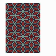 Cubes pattern abstract design Small Garden Flag (Two Sides)