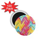 Paint strokes abstract design 1.75  Magnet (100 pack)  Front